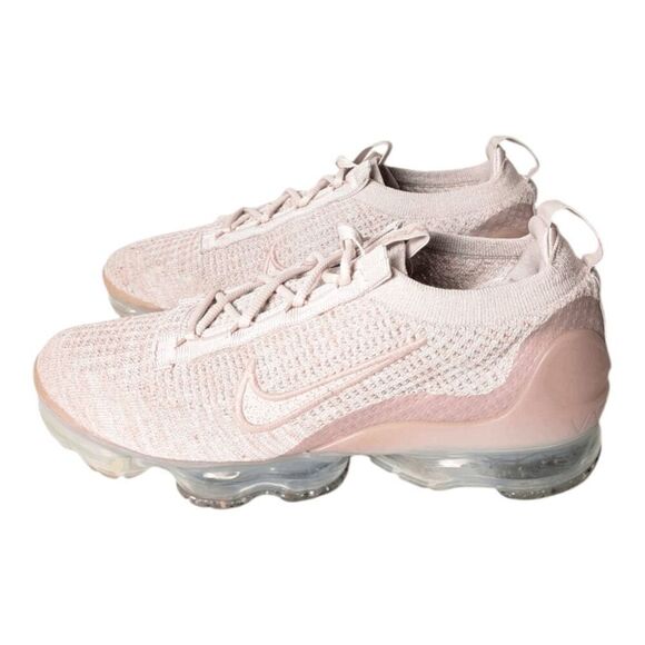 NIKE Air VaporMax 2021 Flyknit "Pink Oxford' Running Shoes Size 8 - Picture 2 of 9